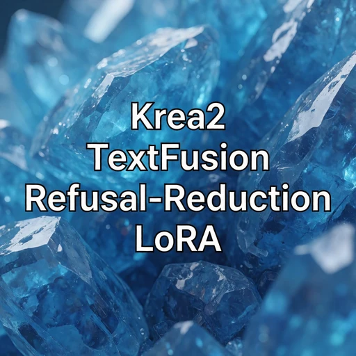 Krea2 TextFusion Refusal-Reduction LoRA V1