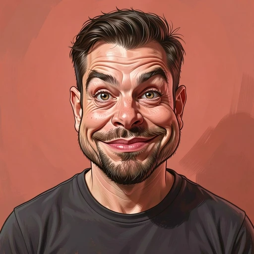 Digital painting caricature v1.0-Klein9B
