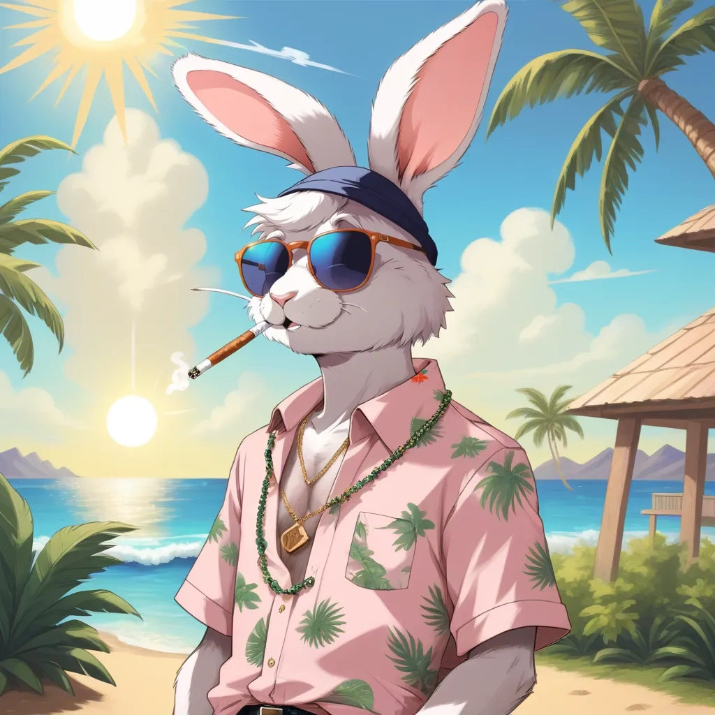 Bunny Furry with Illustration Art XL :: AI Art by evevalentine2017 ...