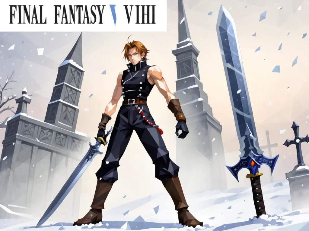 Final Fantasy VIII PS1 with Flashback XL :: AI Art by evevalentine2017 ...