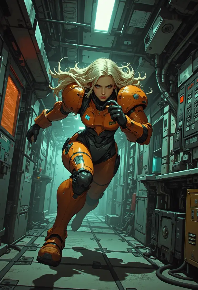 Samus Aran :: AI Art by Sinister :: Tungsten
