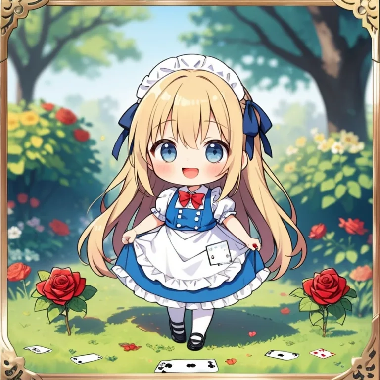 Cute Chibis with Cute Anime :: AI Art by evevalentine2017 :: Tungsten